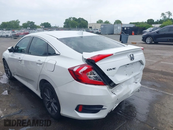 2020 Honda Civic EX-L z VIN 19XFC1F74LE015155, wystawiony jako IAAI lot #42286191 z przebiegiem 73 146 mil mil oraz . Historia ofert i sprzedaży dostępna na DreamBid. Obrazek 3.