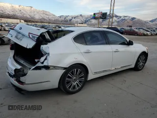 2014 Kia Cadenza Premium with VIN KNALN4D7XE5167048, listed as a Copart auction lot 42151865 with 101,231 mi miles and Salvage Title. Bid and sale history available at carsss.com. Image 3.