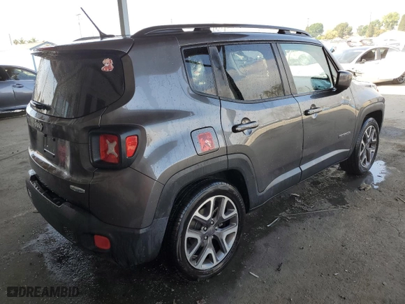 2017 Jeep Renegade Latitude with VIN ZACCJABB3HPG16179, listed as a Copart auction lot 53154935 with 101,314 mi miles and Salvage Title. Bid and sale history available at carsss.com. Image 3.