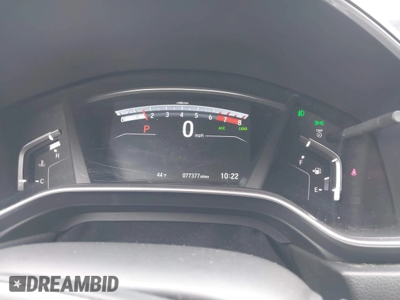 2017 Honda CR-V EX with VIN 2HKRW2H51HH664212, listed as a IAAI auction lot 41830771 with 77,377 mi miles. Bid and sale history available at carsss.com. Image 7.