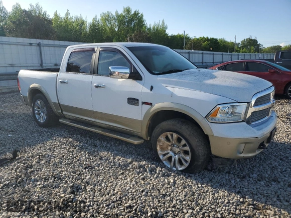 2015 Ram 1500 Laramie Longhorn with VIN 1C6RR7PM8FS560299, listed as a Copart auction lot 53874365 with 116,339 mi miles and Salvage title. Bid and sale history available at DreamBid. Image 4.