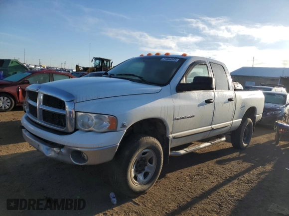 2004 Dodge Ram 2500 SLT with VIN 3D7KU28C14G179907, listed as a Copart auction lot 71664044 with 190,701 mi miles and Salvage Title. Bid and sale history available at carsss.com. Image 1.