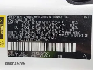 2011 Lexus RX 350 with VIN 2T2ZK1BA0BC063830, listed as a IAAI auction lot 41921869 with 104,242 mi miles and . Bid and sale history available at carsss.com. Image 9.