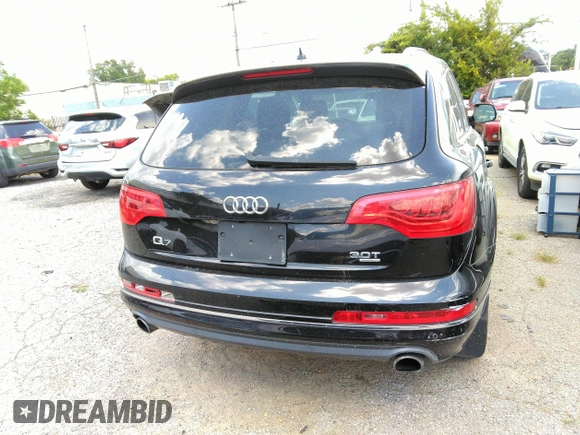 2014 Audi Q7 Premium Plus with VIN WA1LGBFE8ED016688, listed as a IAAI auction lot 42717215 with 61,517 mi miles and . Bid and sale history available at DreamBid. Image 16.