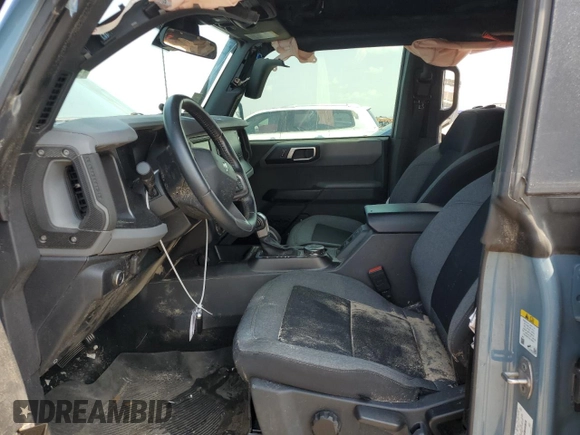2021 Ford Bronco with VIN 1FMDE5BH2MLA83983, listed as a Copart auction lot 54361535 with 68,909 mi miles and Salvage Title. Bid and sale history available at DreamBid. Image 7.