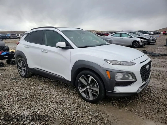 2019 Hyundai Kona Ultimate with VIN KM8K5CA51KU221572, listed as a Copart auction lot 85927904 with 0 mi miles and Salvage Title. Bid and sale history available at carsss.com. Image 11.