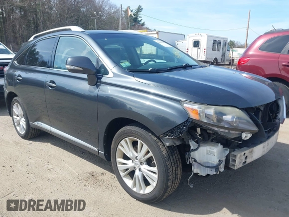 2010 Lexus RX 450h with VIN JTJBC1BA6A2027024, listed as a IAAI auction lot 41886729 with 180,825 mi miles and . Bid and sale history available at DreamBid. Image 1.