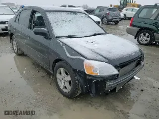 2003 Honda Civic EX with VIN 2HGES26703H545536, listed as a Copart auction lot 46109545 with 116,288 mi miles and Salvage Title. Bid and sale history available at carsss.com. Image 10.