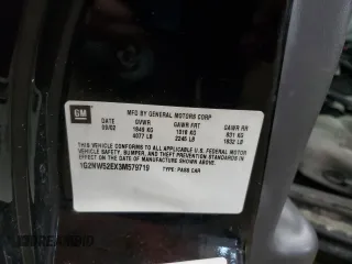 2003 Pontiac Grand Am GT with VIN 1G2NW52EX3M579719, listed as a Copart auction lot 49891365 with 153,838 mi miles and Salvage Title. Bid and sale history available at carsss.com. Image 12.