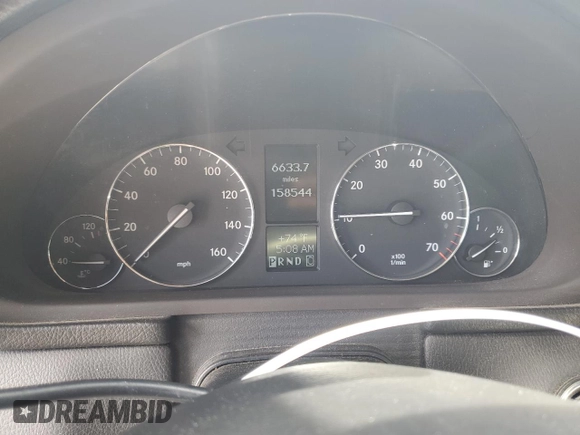 2007 Mercedes-Benz C 280 Luxury with VIN WDBRF92HX7F837258, listed as a Copart auction lot 58594675 with 158,544 mi miles and Salvage title. Bid and sale history available at DreamBid. Image 9.