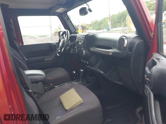 2013 Jeep Wrangler Unlimited Sport with VIN 1C4HJWDG7DL516077, listed as a IAAI auction lot 42521985 with 169,299 mi miles and . Bid and sale history available at DreamBid. Image 5.
