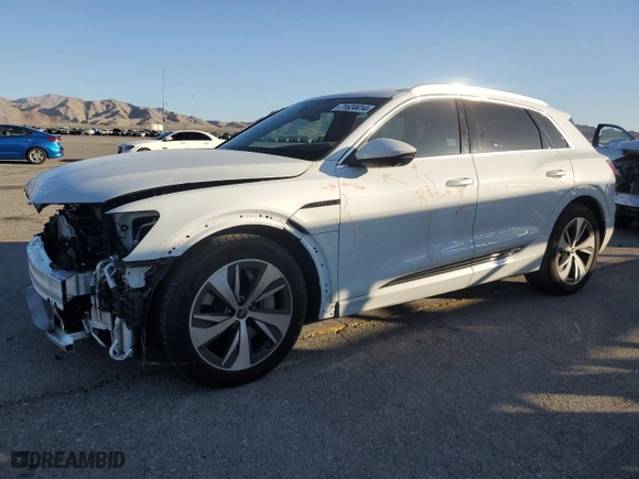 2024 Audi Q8 e-tron Premium Plus with VIN WA15AAGE3RB031412, listed as a Copart auction lot 71624414 with NaN miles and Salvage Title. Bid and sale history available at carsss.com. Image 1.