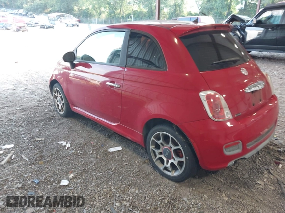 2012 FIAT 500 Sport with VIN 3C3CFFBR9CT190421, listed as a IAAI auction lot 42688098 with 303,276 mi miles and . Bid and sale history available at DreamBid. Image 3.