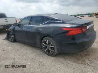 2016 Nissan Maxima SL with VIN 1N4AA6AP7GC384776, listed as a Copart auction lot 54777145 with 107,140 mi miles and Salvage title. Bid and sale history available at DreamBid. Image 2.