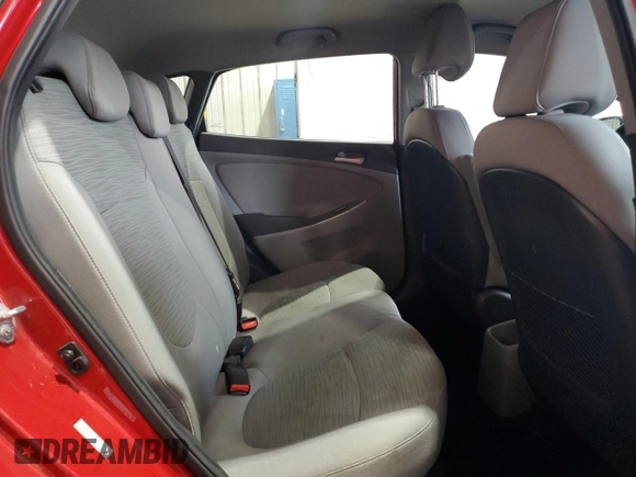 2015 Hyundai Accent GS with VIN KMHCT5AE8FU220916, listed as a Copart auction lot 55461005 with 197,811 mi miles and Salvage Title. Bid and sale history available at carsss.com. Image 10.