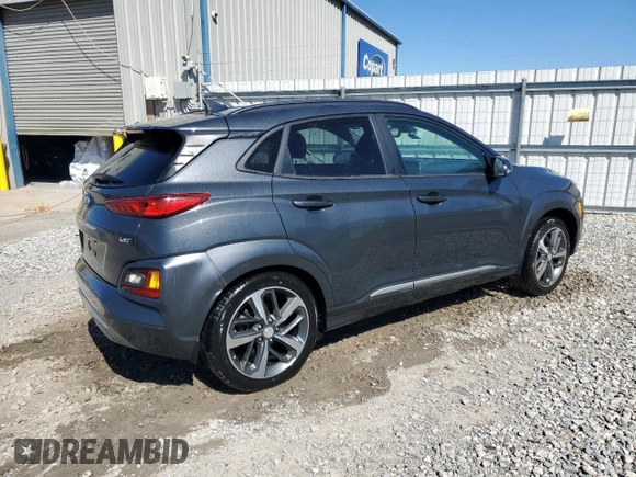 2020 Hyundai Kona Limited with VIN KM8K33A5XLU410194, listed as a Copart auction lot 50244355 with 113,097 mi miles and Clean Title. Bid and sale history available at carsss.com. Image 3.