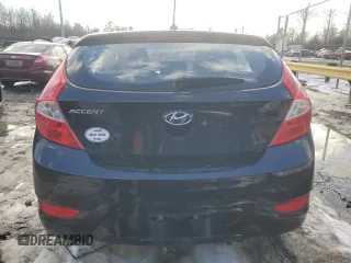 2014 Hyundai Accent GS with VIN KMHCT5AE8EU165981, listed as a Copart auction lot 88090345 with 160,648 mi miles and Salvage title. Bid and sale history available at DreamBid. Image 6.