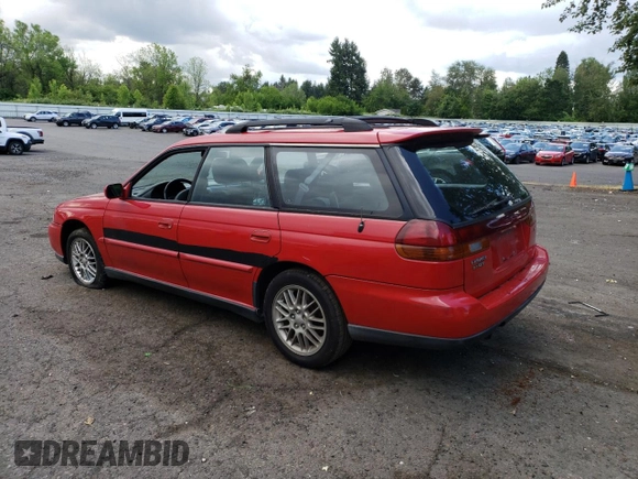 1998 Subaru Legacy GT with VIN 4S3BK6750W7320376, listed as a Copart auction lot 58223125 with 127,481 mi miles and Salvage title. Bid and sale history available at DreamBid. Image 2.