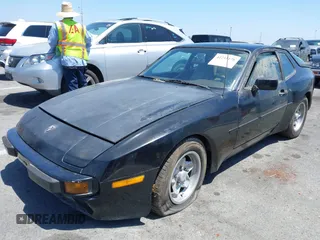 1984 Porsche 944 with VIN WP0AA0947EN459060, listed as a IAAI auction lot 42215176 with 43,863 mi miles and . Bid and sale history available at carsss.com. Image 17.