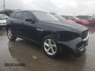 2018 Jaguar F-PACE 30t Premium with VIN SADCJ2GX4JA236479, listed as a Copart auction lot 85607154 with 81,446 mi miles and Salvage Title. Bid and sale history available at carsss.com. Image 4.