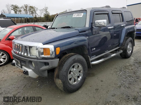 2008 Hummer H3 SUV Luxury with VIN 5GTEN43E788188656, listed as a Copart auction lot 81130024 with 224,987 mi miles and Salvage Title. Bid and sale history available at carsss.com. Image 1.