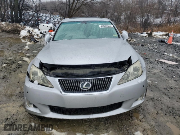 2010 Lexus IS 350 with VIN JTHBE5C24A5024681, listed as a Copart auction lot 45039015 with 158,335 mi miles and Salvage Title. Bid and sale history available at DreamBid. Image 5.