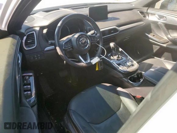 2020 Mazda CX-9 Grand Touring with VIN JM3TCADY4L0406627, listed as a Copart auction lot 50809845 with 19,387 mi miles and Salvage title. Bid and sale history available at DreamBid. Image 8.