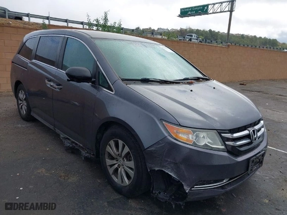 2016 Honda Odyssey SE with VIN 5FNRL5H30GB034980, listed as a IAAI auction lot 41512117 with 97,644 mi miles. Bid and sale history available at carsss.com. Image 1.
