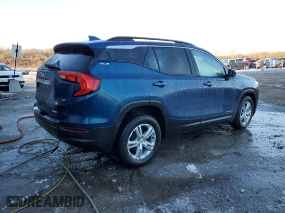 2020 GMC Terrain SLE with VIN 3GKALTEVXLL309519, listed as a Copart auction lot 45784245 with 13,841 mi miles and Salvage Title. Bid and sale history available at DreamBid. Image 3.