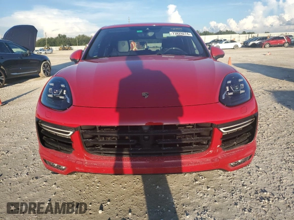 2017 Porsche Cayenne Turbo with VIN WP1AC2A26HLA92747, listed as a Copart auction lot 73829274 with 44,820 mi miles and Salvage title. Bid and sale history available at DreamBid. Image 5.