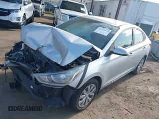 2019 Hyundai Accent SE with VIN 3KPC24A32KE053705, listed as a IAAI auction lot 41772975 with 90,854 mi miles. Bid and sale history available at carsss.com. Image 2.