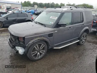 2016 Land Rover LR4 HSE Lux with VIN SALAK2V62GA813733, listed as a Copart auction lot 58303035 with 111,377 mi miles and Salvage title. Bid and sale history available at DreamBid. Image 1.