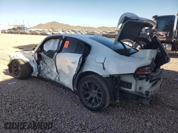 2020 Dodge Charger SRT Hellcat z VIN 2C3CDXL96LH227900, wystawiony jako Copart lot #46955415 z przebiegiem Nie podano mil oraz Szkoda całkowita • Salvage title. Historia ofert i sprzedaży dostępna na DreamBid. Obrazek 2.