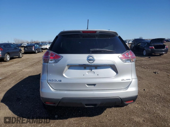 2015 Nissan Rogue SL with VIN 5N1AT2MV3FC865836, listed as a Copart auction lot 49091635 with 94,737 mi miles and Salvage Title. Bid and sale history available at carsss.com. Image 6.