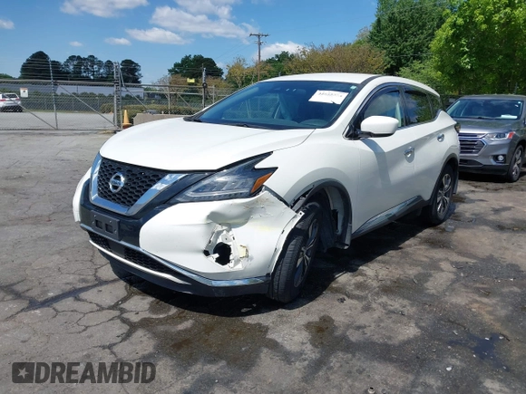 2022 Nissan Murano S z VIN 5N1AZ2AS0NC115785, wystawiony jako IAAI lot #42055354 z przebiegiem 38 536 mil mil oraz . Historia ofert i sprzedaży dostępna na DreamBid. Obrazek 2.