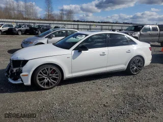 2019 Audi A4 Premium Plus with VIN WAUENAF48KA076115, listed as a Copart auction lot 47625265 with 91,575 mi miles and Salvage Title. Bid and sale history available at carsss.com. Image 1.