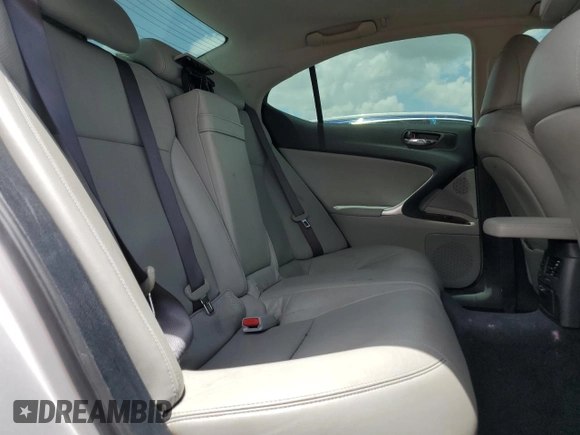 2006 Lexus IS 350 with VIN JTHBE262165010187, listed as a Copart auction lot 60073125 with 174,635 mi miles and Salvage title. Bid and sale history available at DreamBid. Image 10.