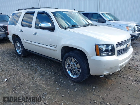 2008 Chevrolet Tahoe LTZ with VIN 1GNFC13J18R263835, listed as a IAAI auction lot 41415381 with 308,477 mi miles and . Bid and sale history available at DreamBid. Image 1.