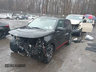 2021 Kia Soul Turbo with VIN KNDJ53AF9M7746079, listed as a IAAI auction lot 41480282 with 65,010 mi miles and . Bid and sale history available at DreamBid. Image 2.