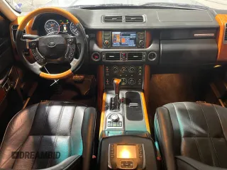 2011 Land Rover Range Rover HSE Lux with VIN SALMF1D42BA355759, listed as a Copart auction lot 52832745 with 77,618 mi miles and Salvage Title. Bid and sale history available at DreamBid. Image 9.