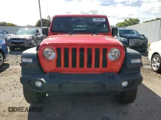 2022 Jeep Wrangler Unlimited Willys with VIN 1C4HJXDM4NW252778, listed as a Copart auction lot 72534664 with 20,014 mi miles and Salvage Title. Bid and sale history available at DreamBid. Image 5.