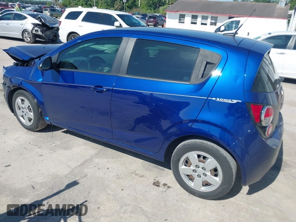 2013 Chevrolet Sonic LS with VIN 1G1JA6SH0D4201346, listed as a IAAI auction lot 42040748 with 48,215 mi miles and . Bid and sale history available at DreamBid. Image 3.
