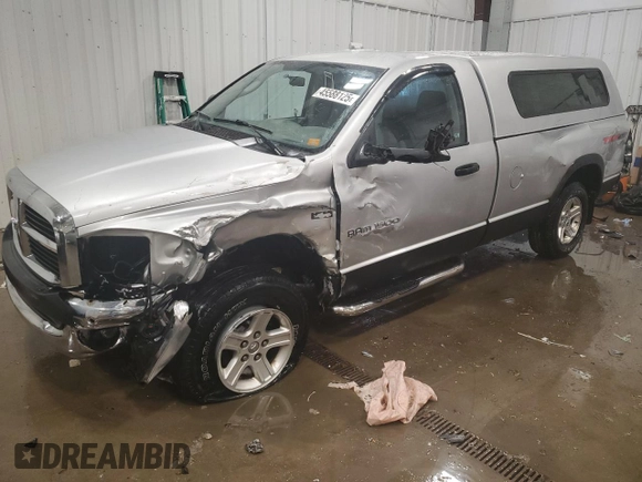2006 Dodge 1500 SLT with VIN 1D7HU16266J217017, listed as a Copart auction lot 45588125 with 95,745 mi miles and Non Repairable. Bid and sale history available at DreamBid. Image 1.