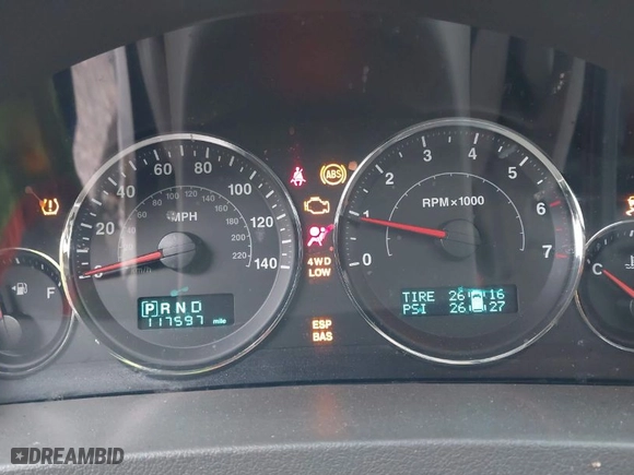 2006 Jeep Grand Cherokee Limited with VIN 1J4HR58256C336417, listed as a IAAI auction lot 41829873 with 117,597 mi miles. Bid and sale history available at carsss.com. Image 7.