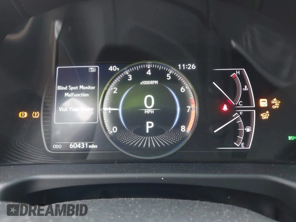 2019 Lexus ES 350 with VIN 58ABZ1B17KU020000, listed as a IAAI auction lot 41535730 with 60,431 mi miles and . Bid and sale history available at DreamBid. Image 7.