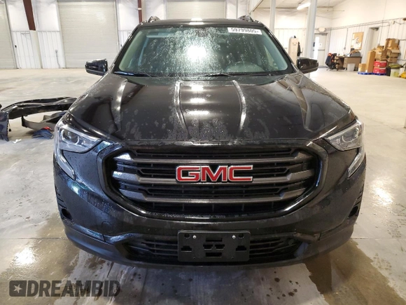 2021 GMC Terrain SLT with VIN 3GKALVEV6ML300037, listed as a Copart auction lot 59799805 with 30,798 mi miles and Salvage title. Bid and sale history available at DreamBid. Image 5.