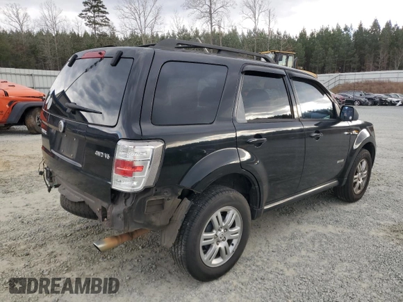2008 Mercury Mariner z VIN 4M2CU91148KJ28250, wystawiony jako Copart lot #87071464 z przebiegiem 131 203 mil mil oraz Szkoda całkowita • Salvage title. Historia ofert i sprzedaży dostępna na DreamBid. Obrazek 3.