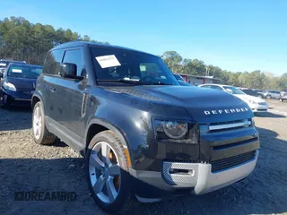 2024 Land Rover Defender S with VIN SALEJ6EX4R2350804, listed as a IAAI auction lot 41833273 with 2,105 mi miles and . Bid and sale history available at DreamBid. Image 1.