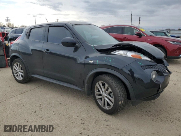 2011 Nissan Juke SV with VIN JN8AF5MR7BT018865, listed as a Copart auction lot 85459914 with 86,095 mi miles and Salvage Title. Bid and sale history available at DreamBid. Image 4.