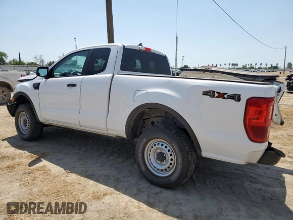2021 Ford Ranger XL with VIN 1FTER1FH7MLD77427, listed as a Copart auction lot 55785745 with 79,323 mi miles and Salvage title. Bid and sale history available at DreamBid. Image 2.